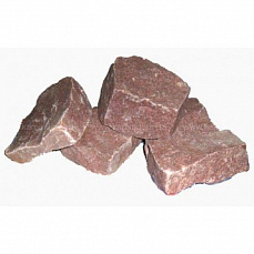 Камни малиновый кварцит колотый кор. 20кг