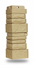 Искусственный камень Угол СЛАНЕЦ тонкослойный песочный) SТ503B-УЭ (22шт/уп)