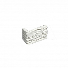 Искусственный камень Угол СЛАНЕЦ тонкослойный(белый) SТ500B-УЭ (22шт/уп)
