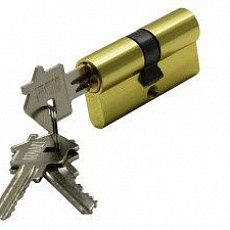 Цилиндровый механизм CYL 3-60 ключ-ключ (золото) BUSSARE