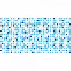 Панель ПВХ Мозаика синяя 955х480 мм