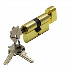 Цилиндровый механизм CYL 3-60 TR ключ-завертка (золото) BUSSARE