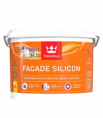 ТИККУРИЛА краска фасадная FACADE Silicon VVA гл/мат 0,9л (6шт/уп)